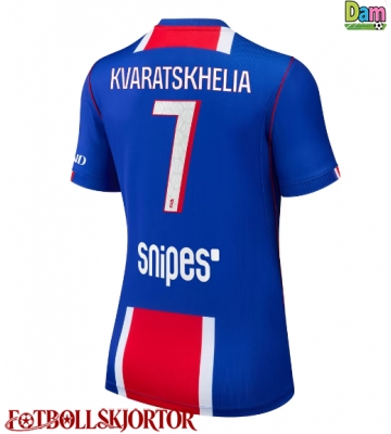 Paris Saint-Germain Khvicha Kvaratskhelia #7 Hemmatröja Dam 2026-27 Kortärmad